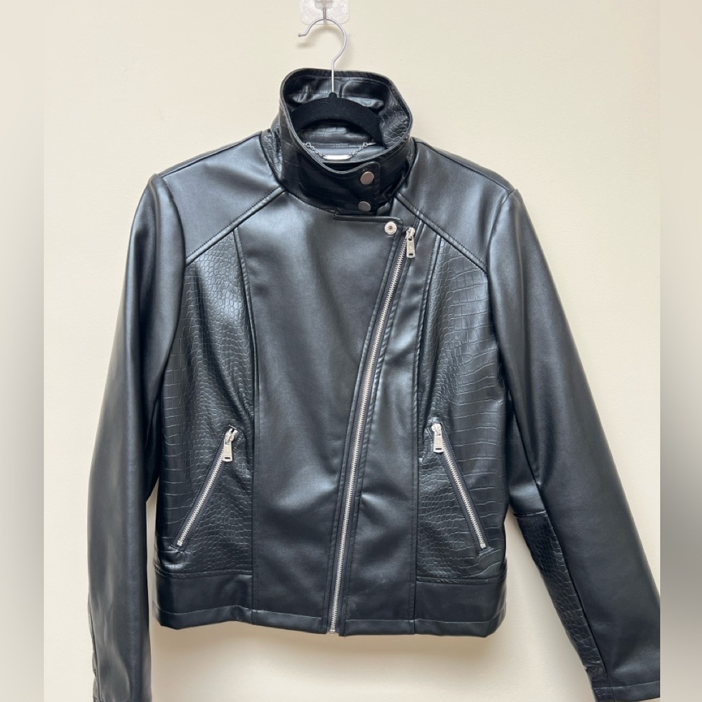 Bernardo polyurethane leather Jacket